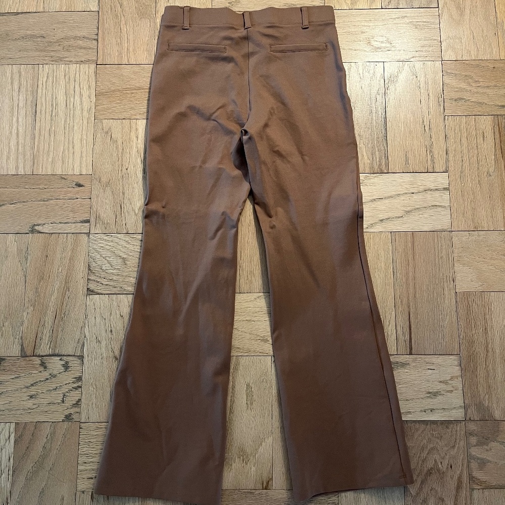 QUINCE Ultra-Stretch Ponte Bootcut Pants - Roasted Pecan, 28" Inseam, Size S - Picture 8 of 8